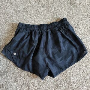 3 pairs Lululemon Hotty hot shorts, size 6 lined
